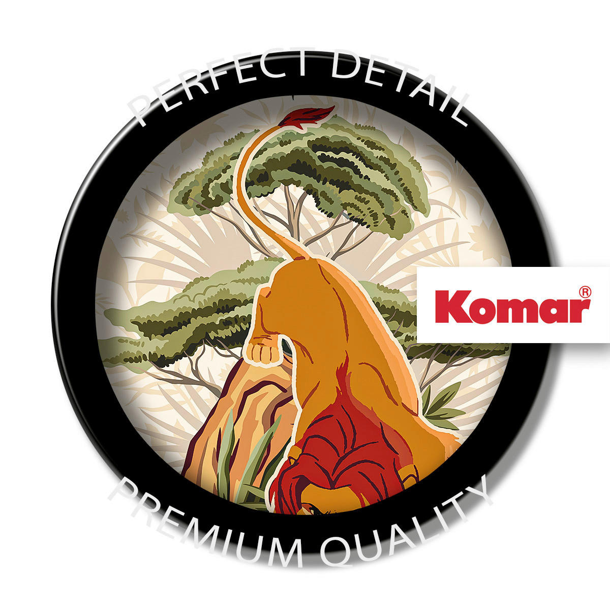 Komar Fototapete Lion King Long Live The King B/L: ca. 200x280 cm Lion King Long Live The King - (200,00/280,00cm) - Komar