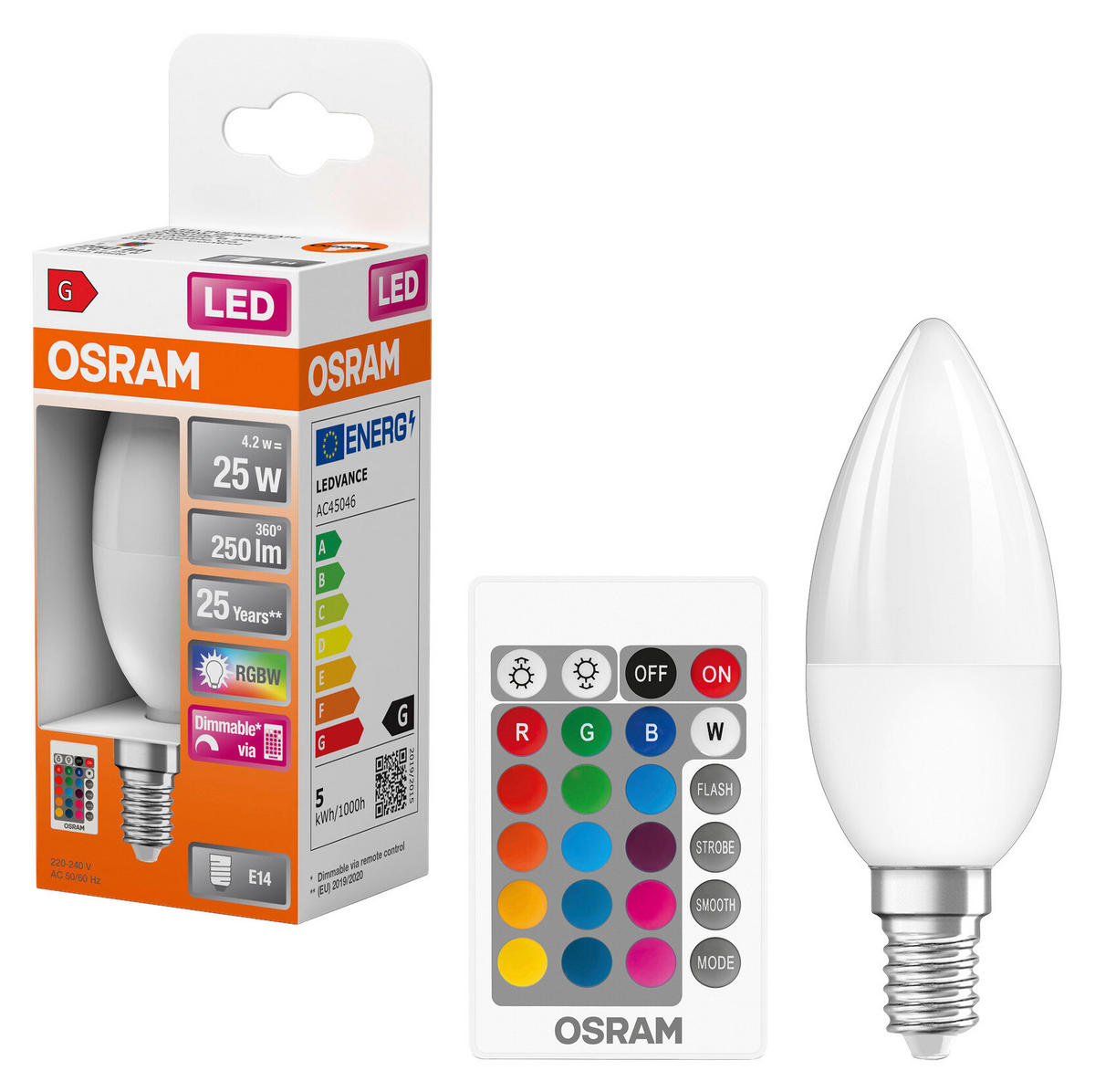 OSRAM Kerzenlampe AC45046 E14 AC45046 - OSRAM