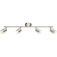 Spot Comore 56958-4 nickel Metall B/H/L: ca. 9x17x67 cm 4 Brennstellen LED-Spot_4flg.Comore - nickel (67,00/9,00/17,00cm)
