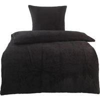 Microfaser Bettwäsche Teddy-Fleece Bettwäsche_Microfaser-Teddy-Flausch - anthrazit (135,00/200,00cm)