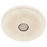 POCOline Deckenleuchte weiß Chrom Kunststoff D: ca. 70 cm Joyce - weiß/Chrom (70,00cm) - POCOline