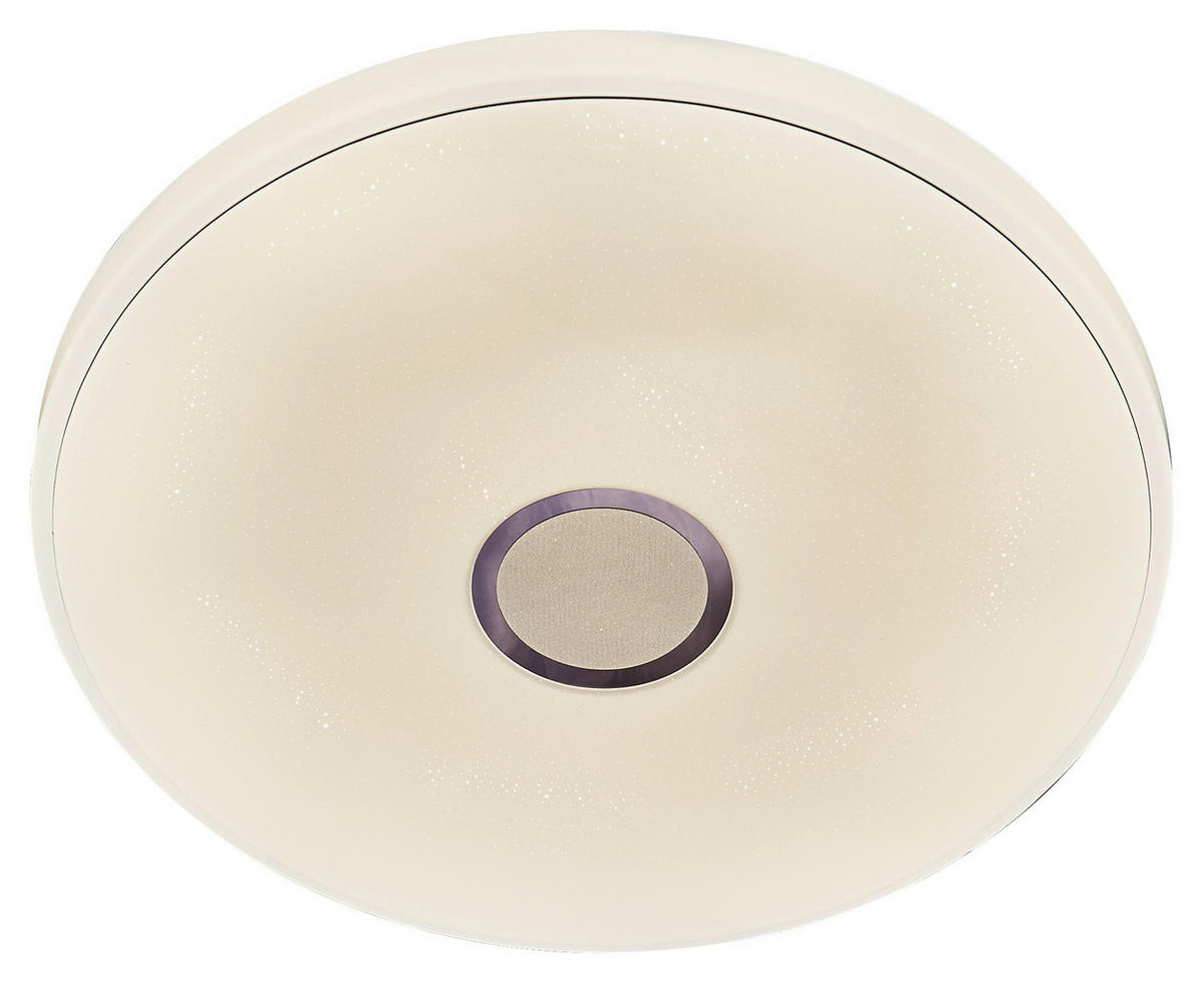 POCOline Deckenleuchte weiß Chrom Kunststoff D: ca. 70 cm Joyce - weiß/Chrom (70,00cm) - POCOline