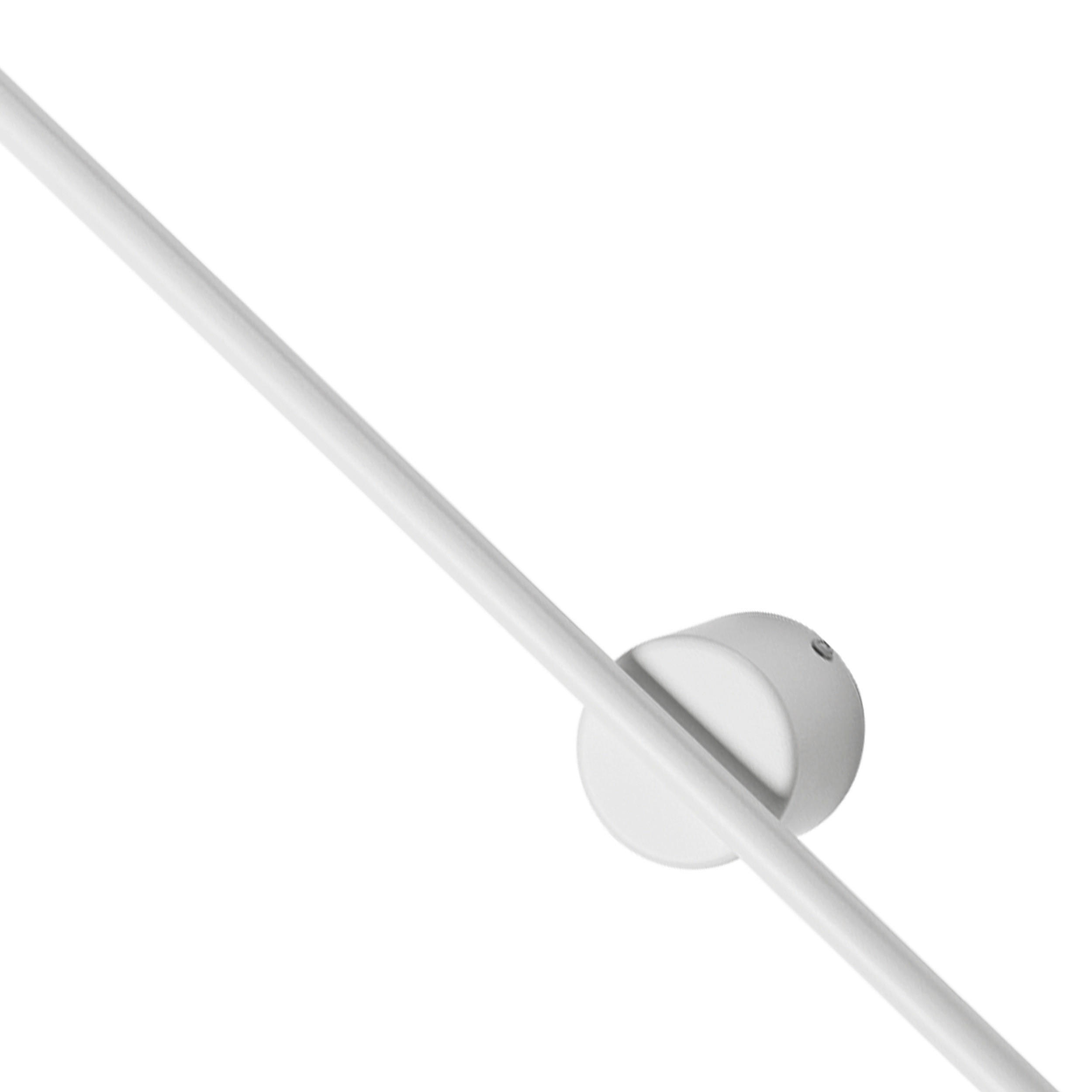 Thumbnail - Lamkur LED-Wandleuchte weiß PVC Holz B/H/L: ca. 7x120x7 cm