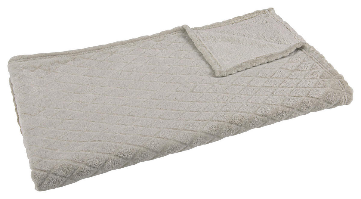 Flanelldecke Flanelldecke_Karo 140x180 kitt - kitt (140,00/180,00cm)