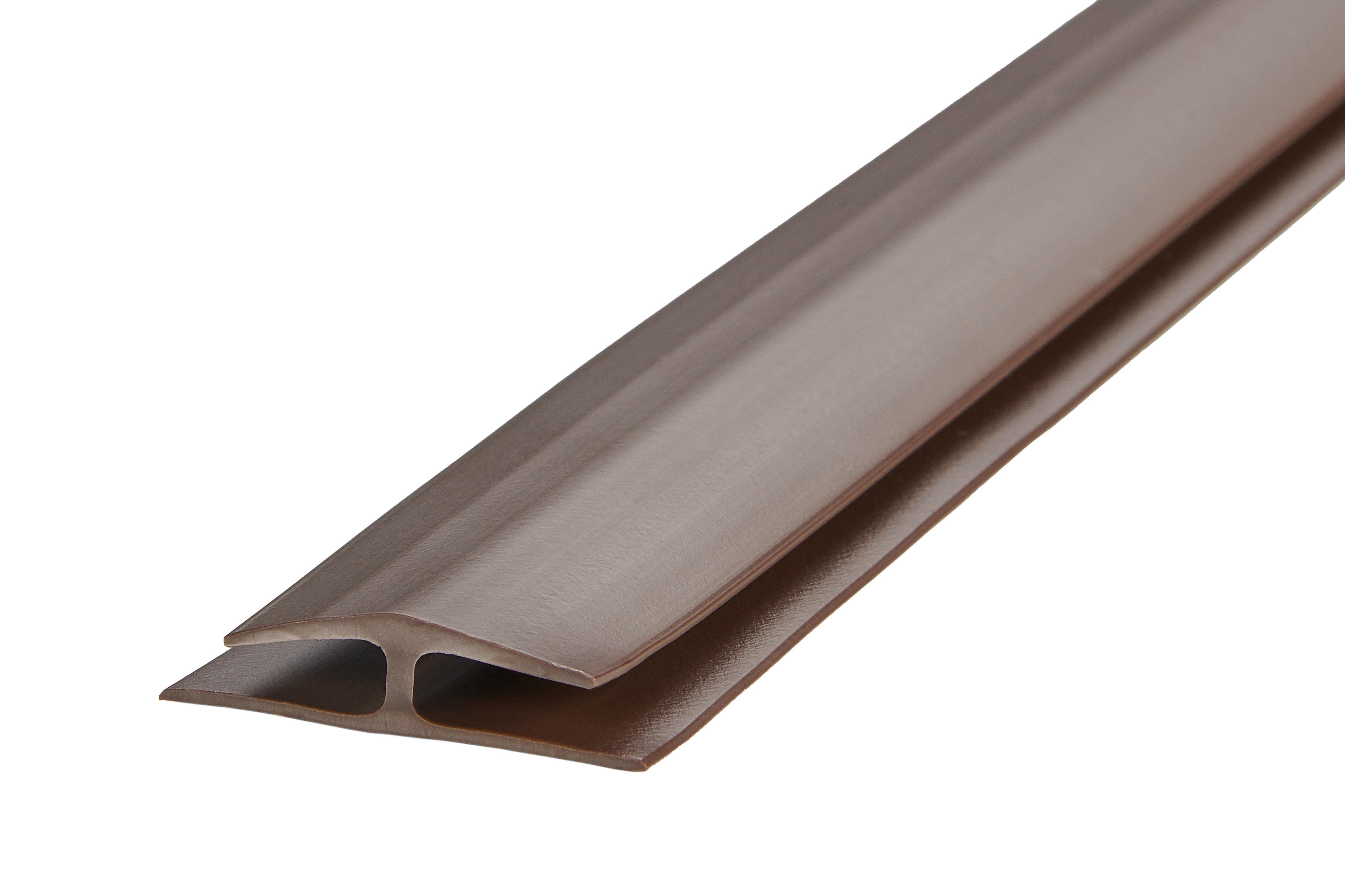 Einschubprofil braun B/L: ca. 3,2x100 cm pro Stück Einschubprofil 32x1000 Weich-PVC bs - braun (3,20/100,00cm)