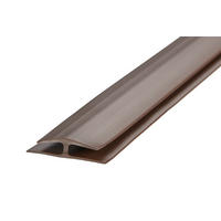 Einschubprofil braun B/L: ca. 3,2x100 cm pro Stück Einschubprofil 32x1000 Weich-PVC bs - braun (3,20/100,00cm)