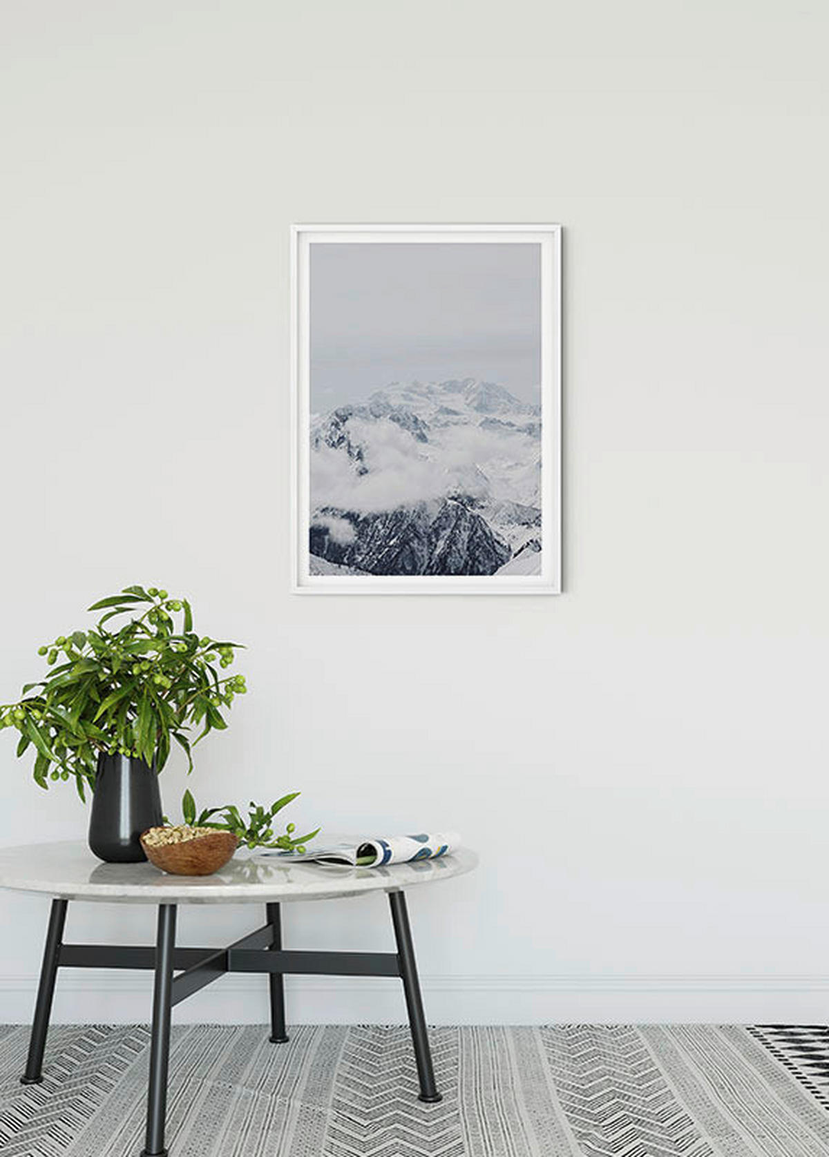 Komar Poster Mountains Clouds Berge B/L: ca. 50x70 cm Mountains Clouds - (50,00/70,00cm) - Komar