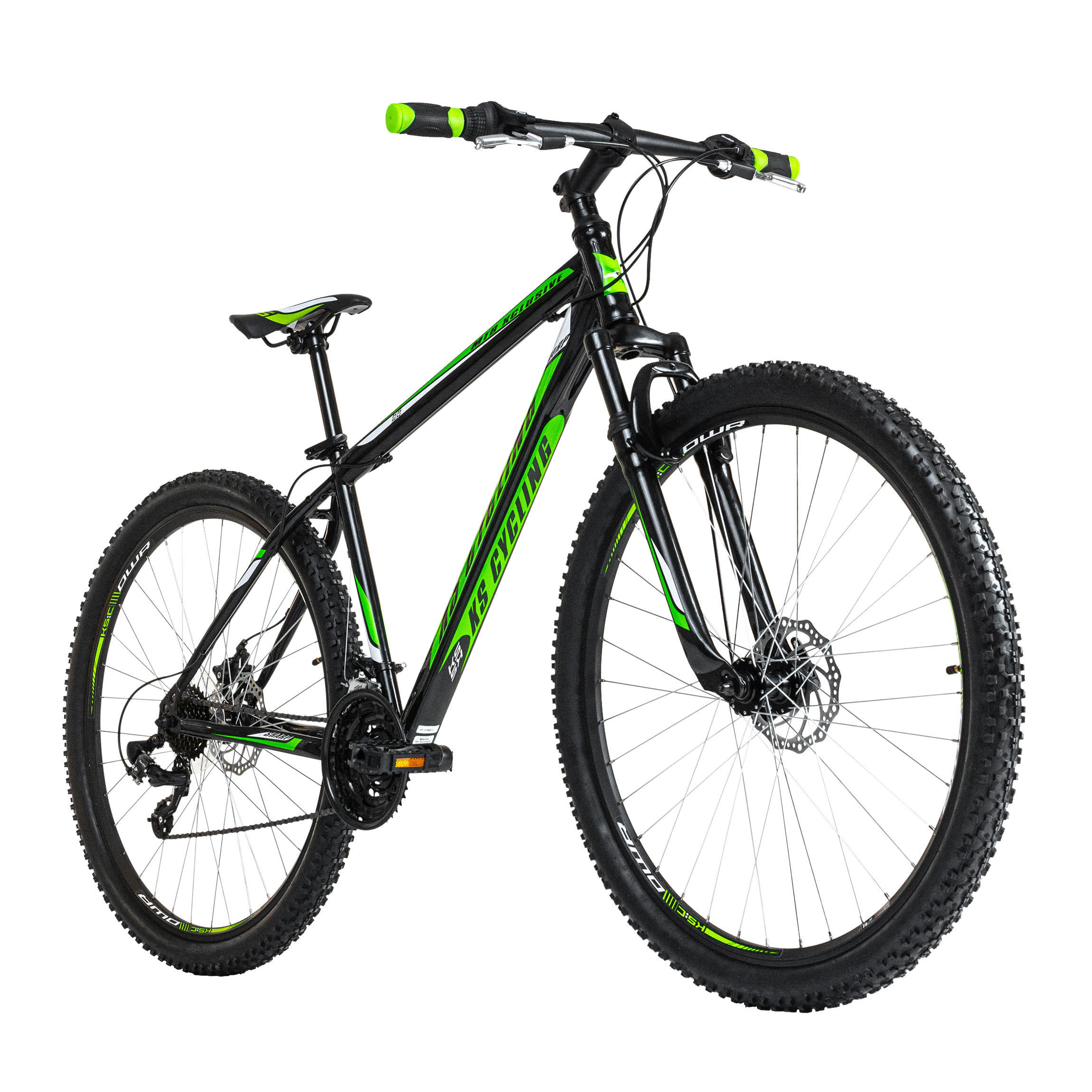 KS-Cycling Mountain-Bike 29 Zoll Sharp 622M schwarz ca. 29 Zoll Sharp - schwarz/grün (46,00cm) - KS-Cycling