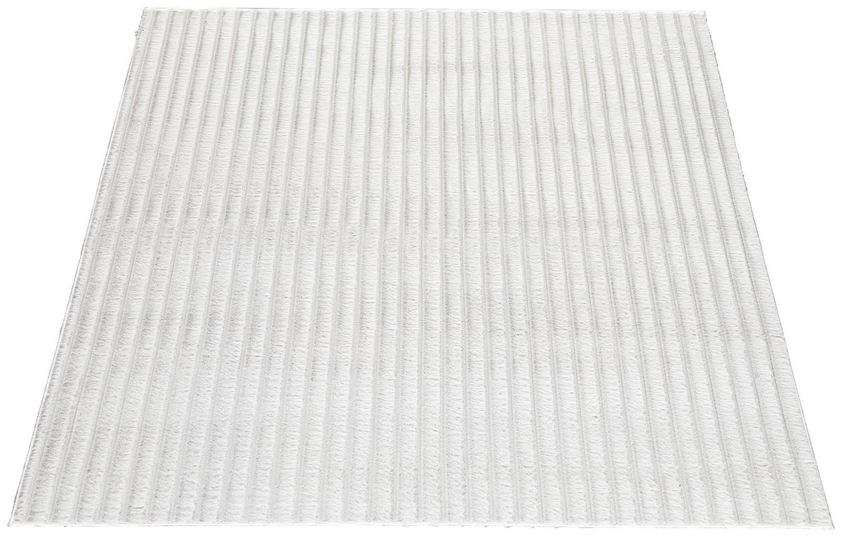 Fellimitat Stripy creme B/L: ca. 80x140 cm Stripy - creme (80,00/140,00cm)