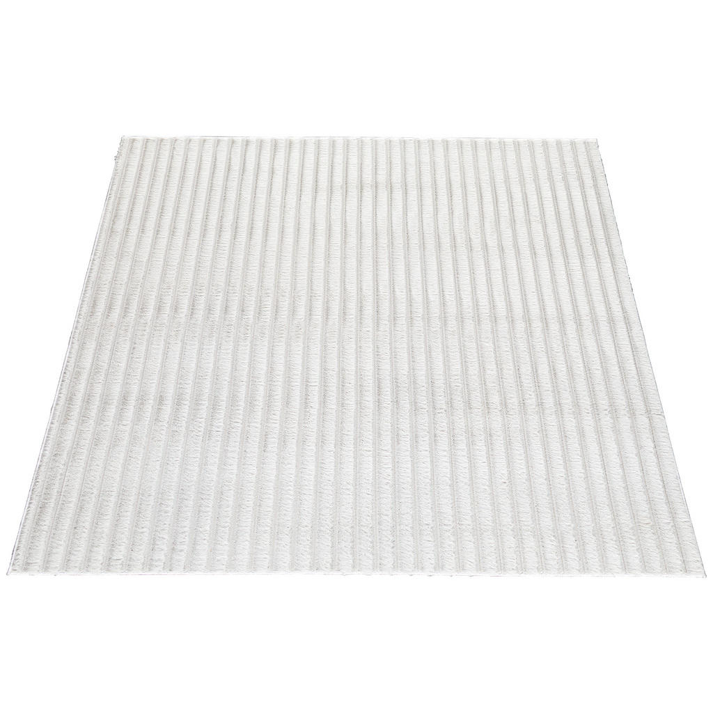 Thumbnail - Fellimitat Stripy creme B/L: ca. 80x140 cm