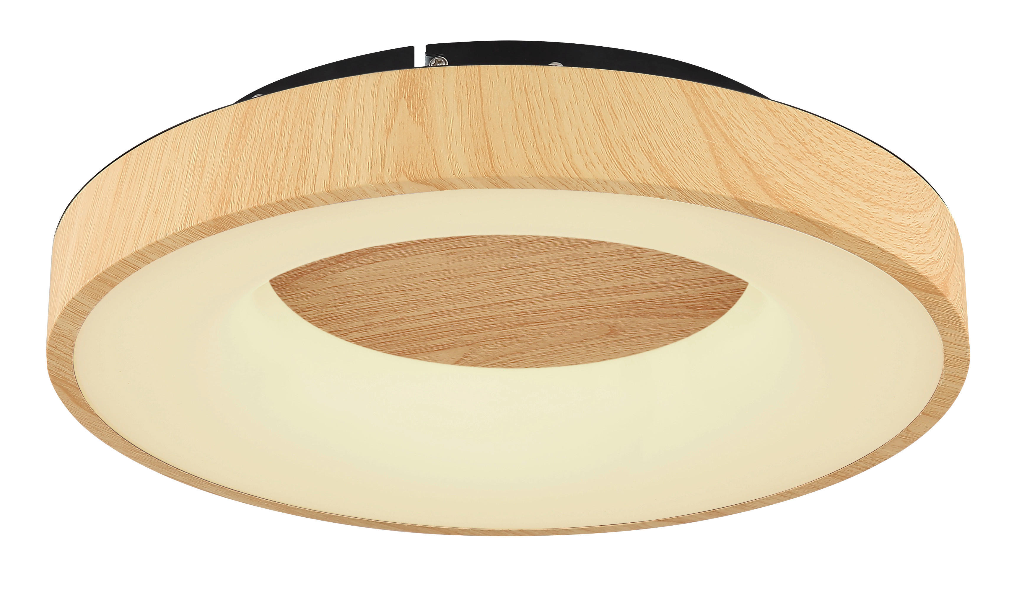 GLOBO LED-Deckenleuchte Opal schwarz Metall Kunststoff H/D: ca. 10x40 cm JOLLI - schwarz/Opal (40,00/10,00cm) - GLOBO