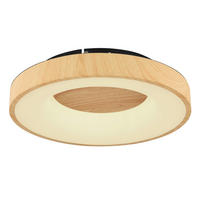 GLOBO LED-Deckenleuchte Opal schwarz Metall Kunststoff H/D: ca. 10x40 cm JOLLI - schwarz/Opal (40,00/10,00cm) - GLOBO