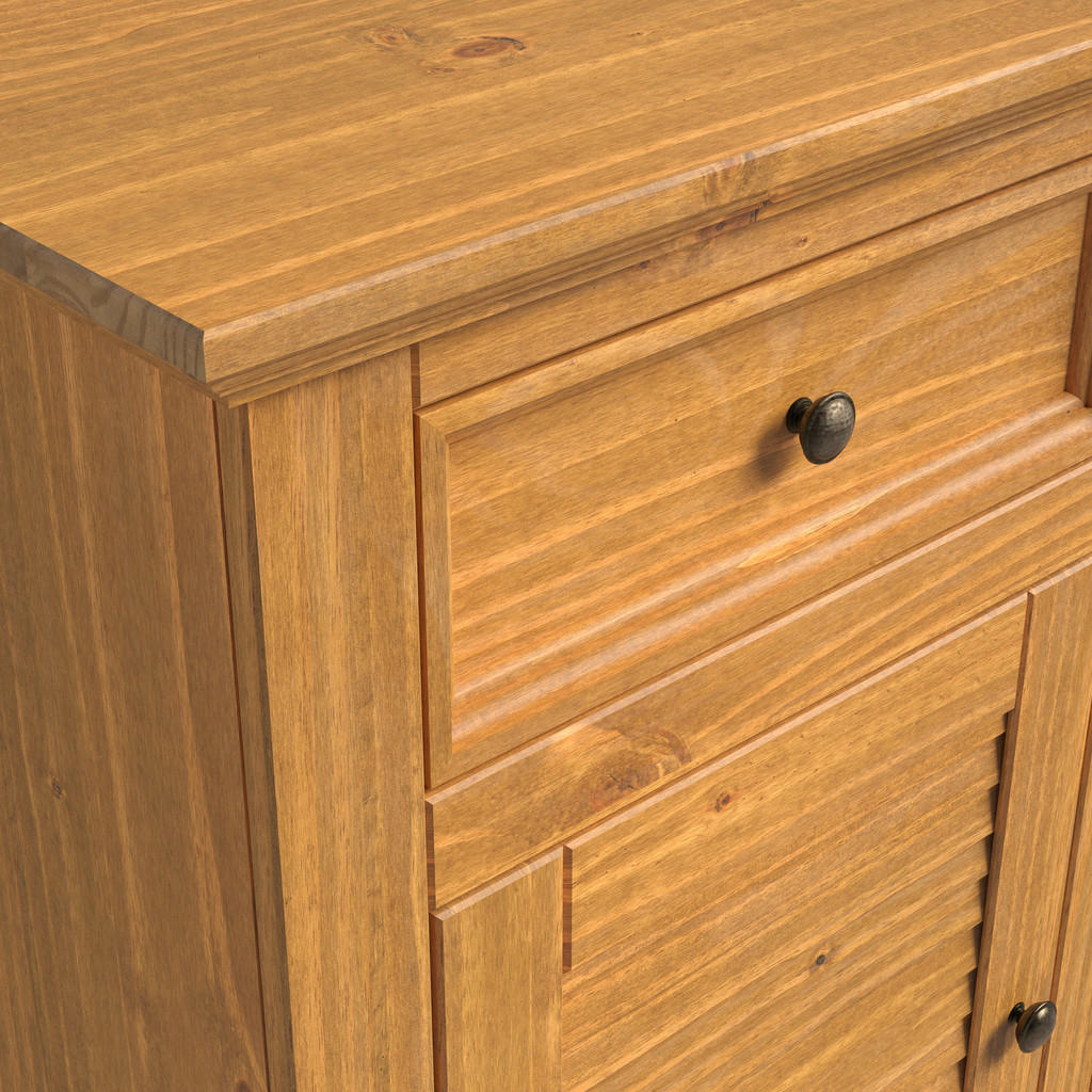 Thumbnail - Kommode Breda honig B/H/T: ca. 107x89x42 cm