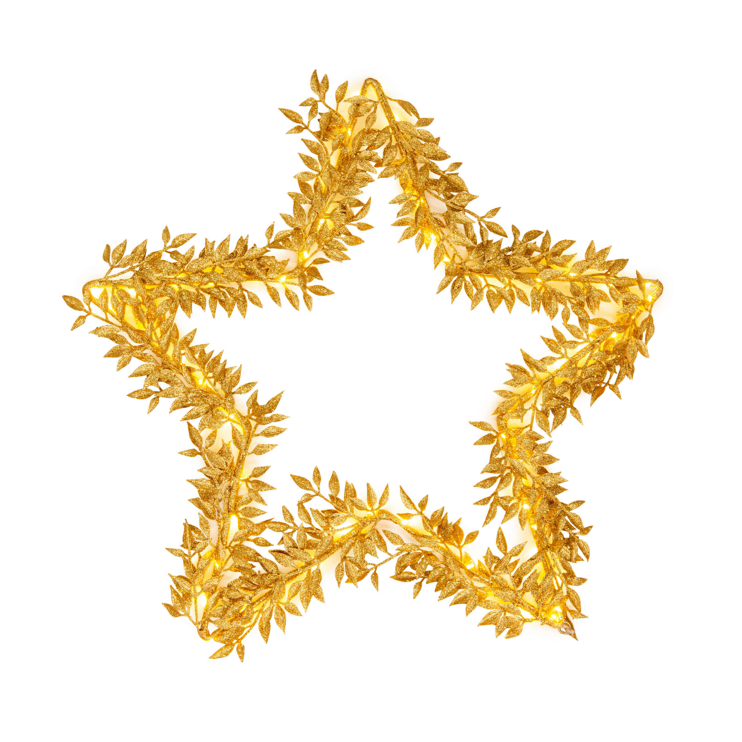 Näve Leuchten LED-Dekoartikel Deko-Stern - gold (50,00/50,00/50,00cm) - Näve Leuchten