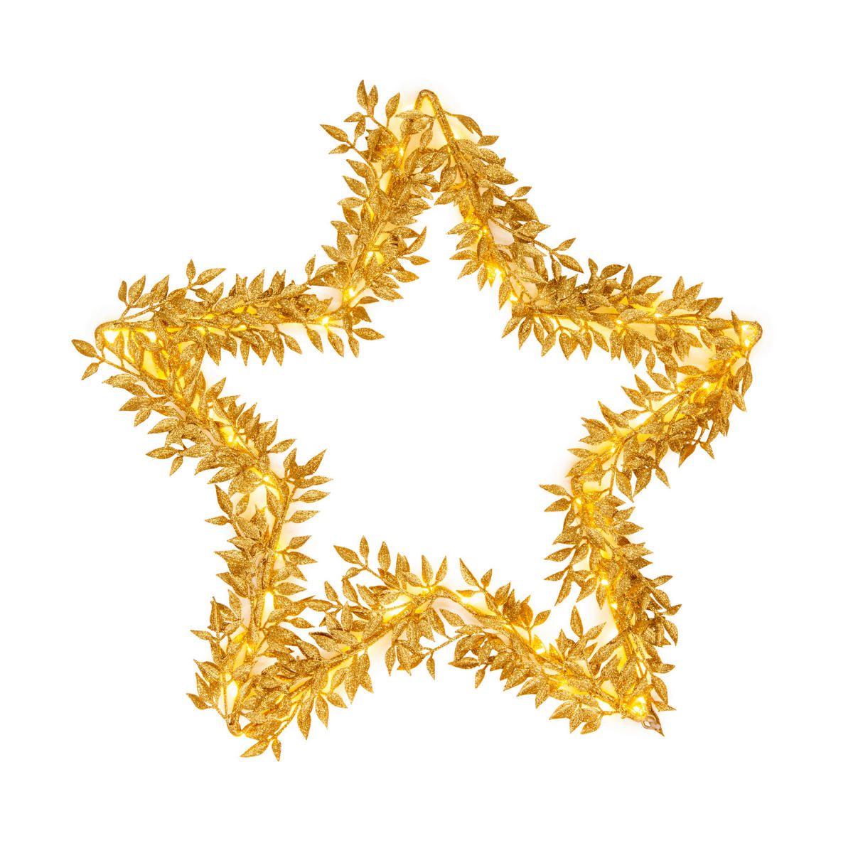 Näve Leuchten LED-Dekoartikel Deko-Stern - gold (50,00/50,00/50,00cm) - Näve Leuchten