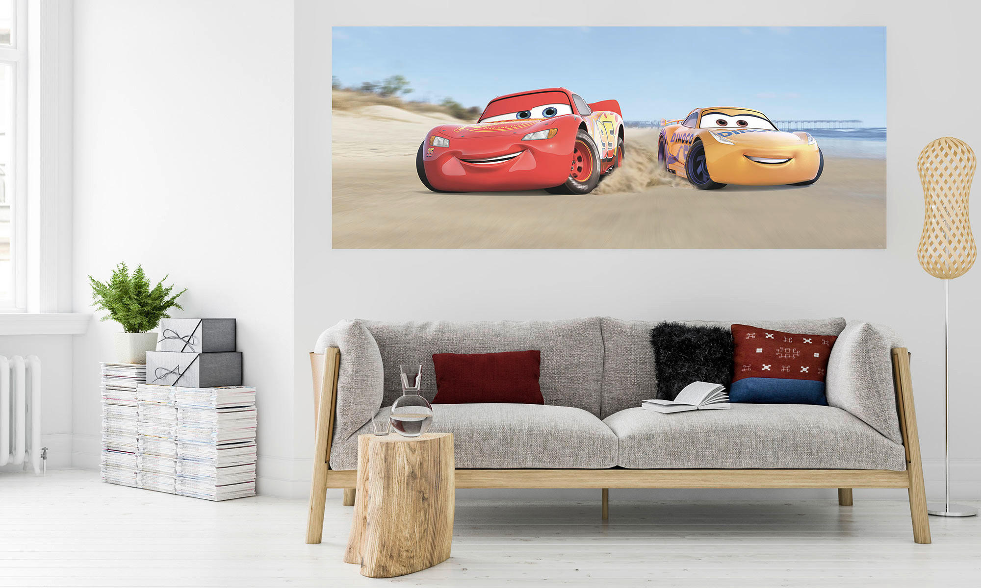 Komar Fototapete Cars3 Beach B/L: ca. 100x250 cm Cars3 Beach - (100,00/250,00cm) - Komar
