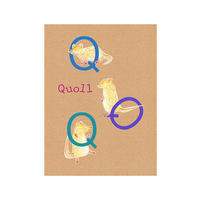 Komar Poster ABC Animal Q Buchstaben B/L: ca. 40x50 cm ABC Animal Q - (40,00/50,00cm) - Komar