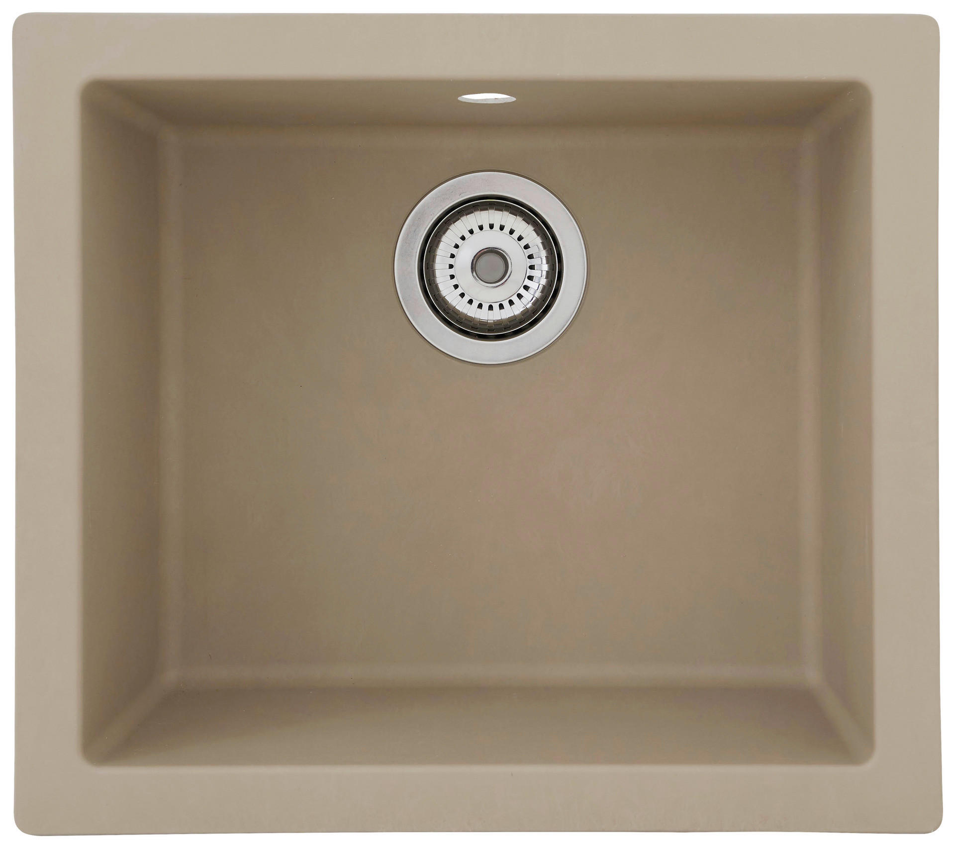 Respekta Einbauspüle Ohio 50 x 44 B sandbeige Mineralite B/H/T: ca. 44x19x50 cm Ohio 50 x 44 B - sandbeige (44,00/19,00/50,00cm) - Respekta