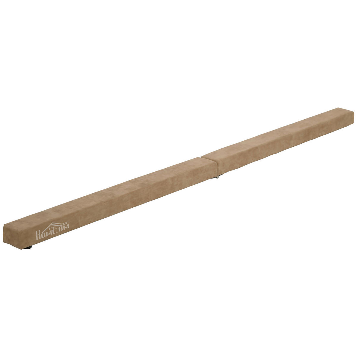HOMCOM Schwebebalken braun Polyester B/H/L: ca. 10x6,5x210 cm Schwebebalken - braun (210,00/10,00/6,50cm) - HOMCOM