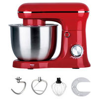 WKM Knetmaschine PKM-1500.5R rot Edelstahl B/H/T: ca. 22x29x36 cm ca. 5 l Knetmaschine 5l - rot (22,00/29,00/36,00cm) - WKM