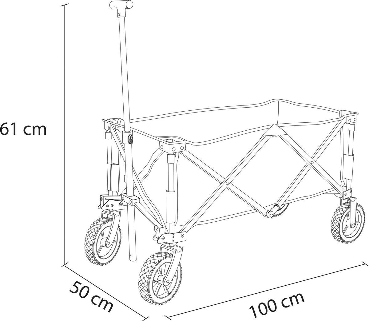 AXI 50x61x100 blau bei online POCO kaufen ▷ Bollerwagen B/H/L: AB110 cm ca.