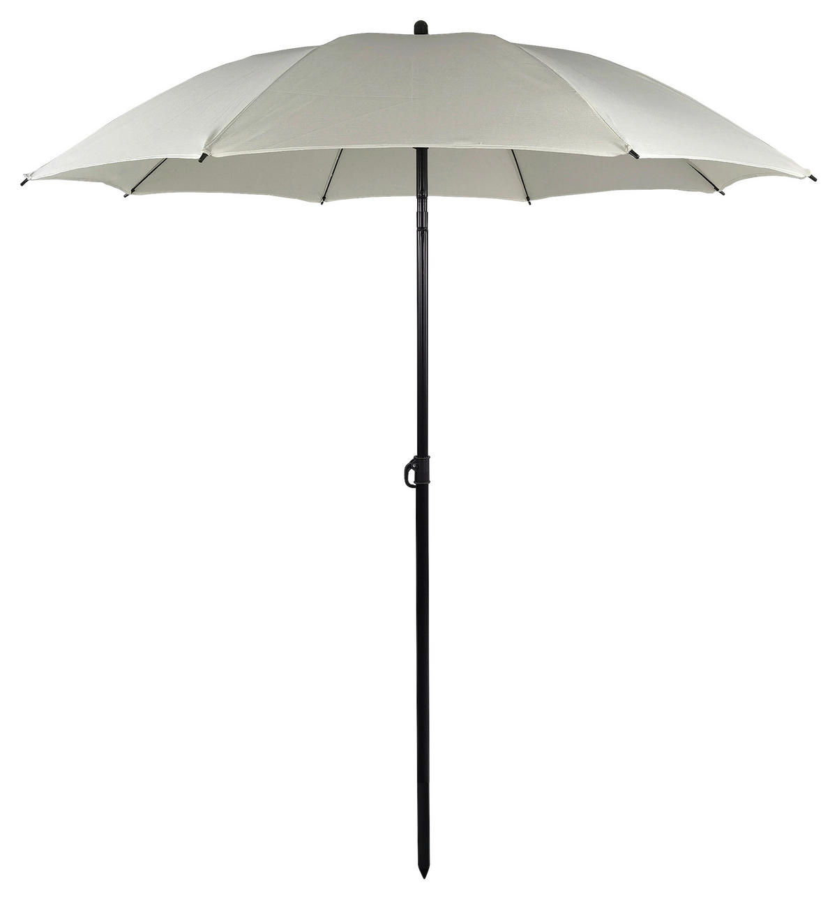 VCM Balkon-Sonnenschirm beige Stahl H/D: ca. 280x180 cm Balkon-Sonnenschirm - beige (180,00/280,00cm) - VCM