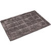 Badematte Badematte_Paul 60x90cm Karo anthr. - anthrazit (60,00/90,00cm) - Tuffi