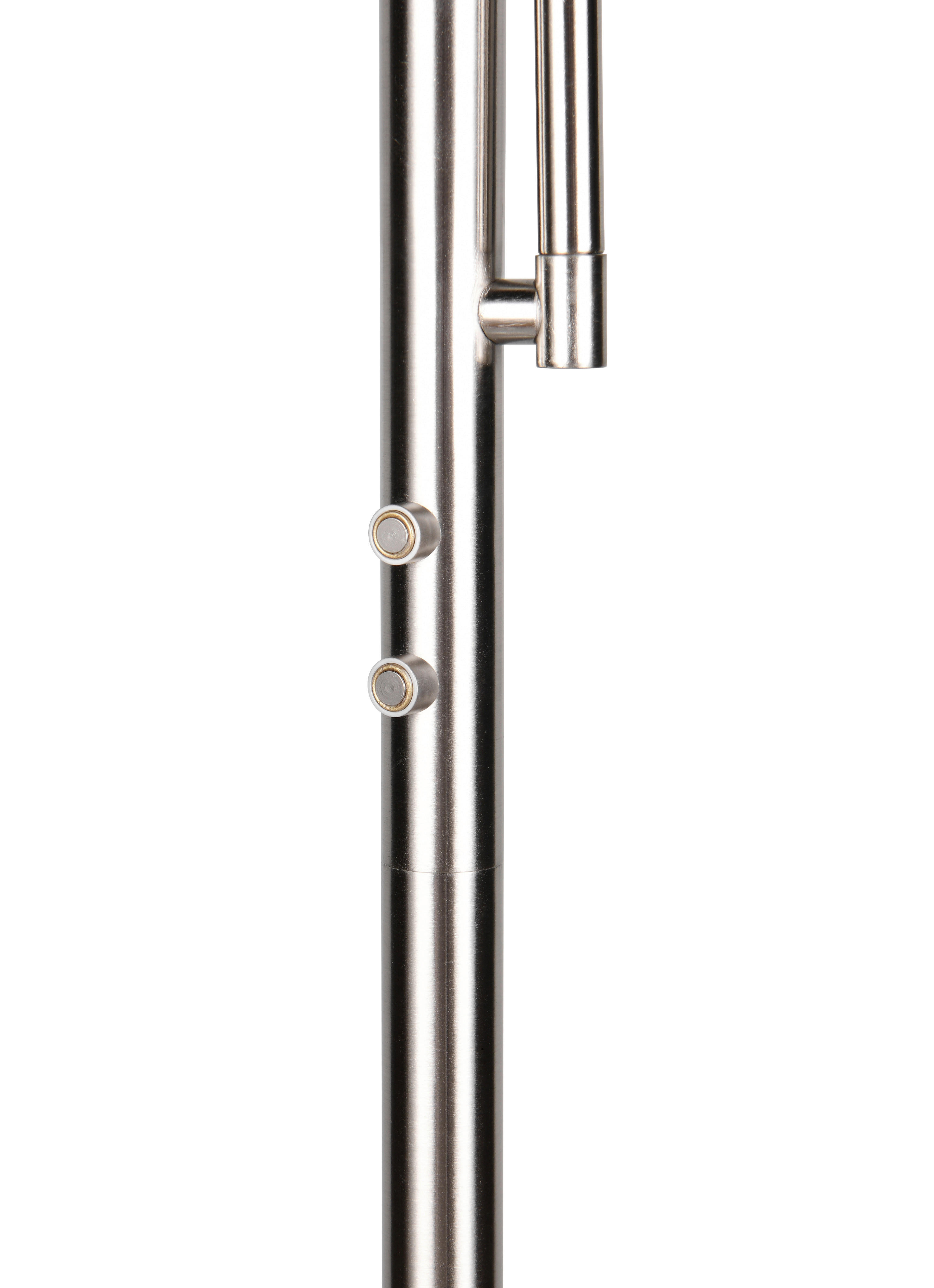 Reality LED Stehleuchte Palermo nickel matt Metall H: ca. 183 cm 1 Brennstellen Palermo - nickel matt (183,00cm) - Reality