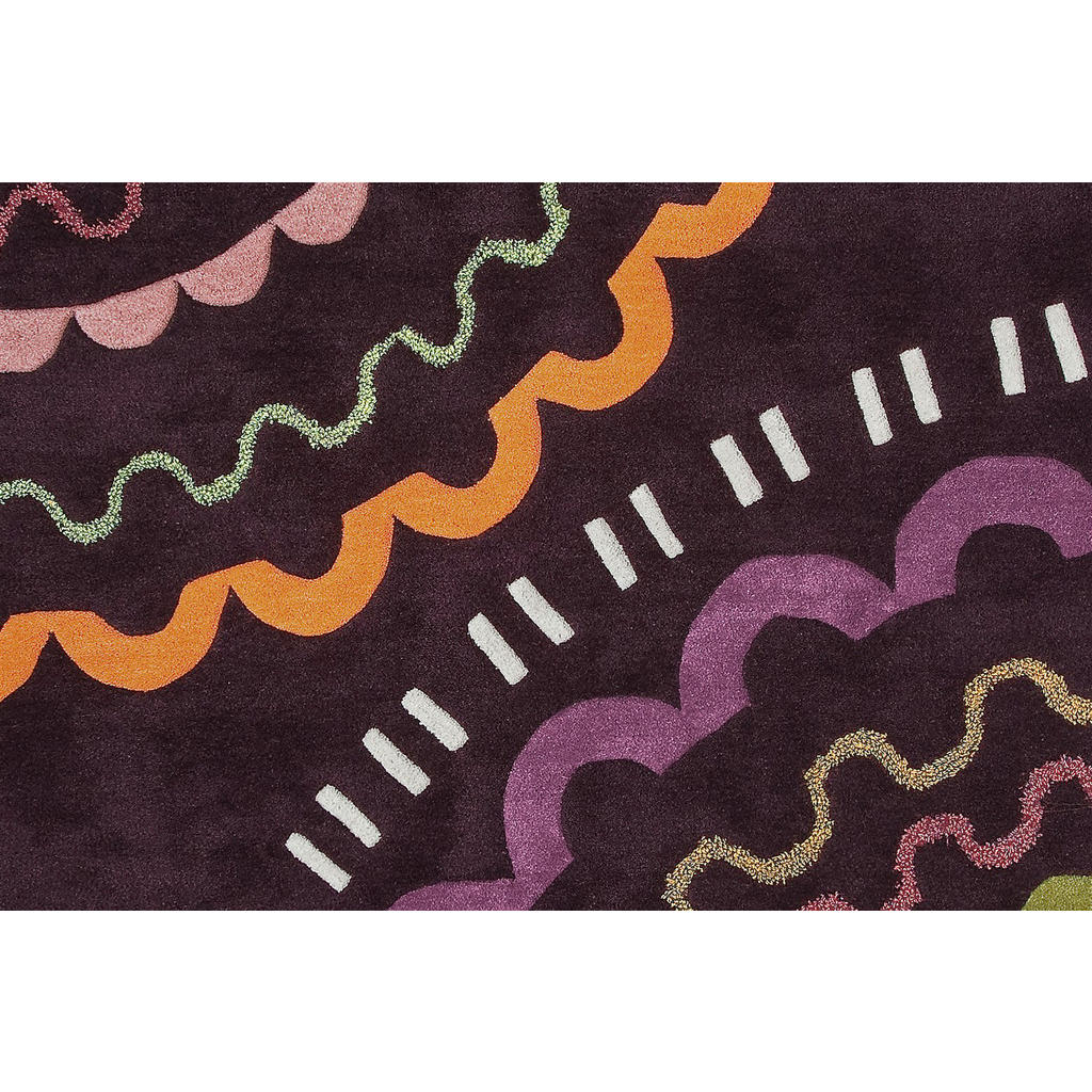 Thumbnail - Arte Espina Kurzflorteppich Spirit 3086 violett B/L: ca. 140x200 cm