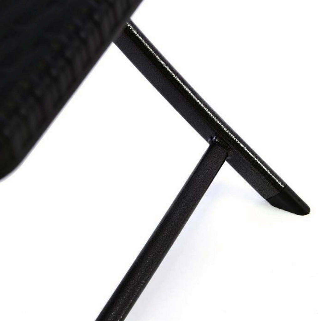 Thumbnail - VCM Klappstuhl schwarz Metall B/H/T: ca. 40x80x38 cm