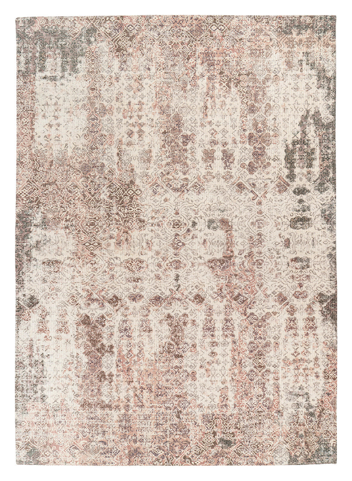 Kayoom Flachflorteppich Perry 225 rost B/L: ca. 160x230 cm Perry 225 - rost (160,00/230,00cm) - Kayoom