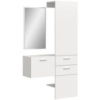 Garderobe VAGA weiß B/H/T: ca. 104x190x36 cm VAGA - weiß (104,00/190,00/36,00cm) - xonox.home