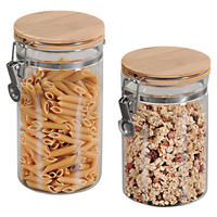 Kesper Aufbewahrungsglas Set transparent Aufbewahrungsglas_2tlg. - natur/transparent - Kesper