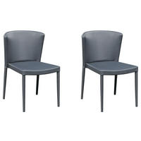 Grasekamp Stapelstuhl-Set Sol anthrazit Aluminium B/H/L: ca. 44x76x60 cm Sol - anthrazit (60,00/44,00/76,00cm) - Grasekamp