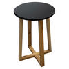 Beistelltisch Jones schwarz natur Bambus H/D: ca. 44x30 cm Jones - natur/schwarz (30,00/44,00cm)