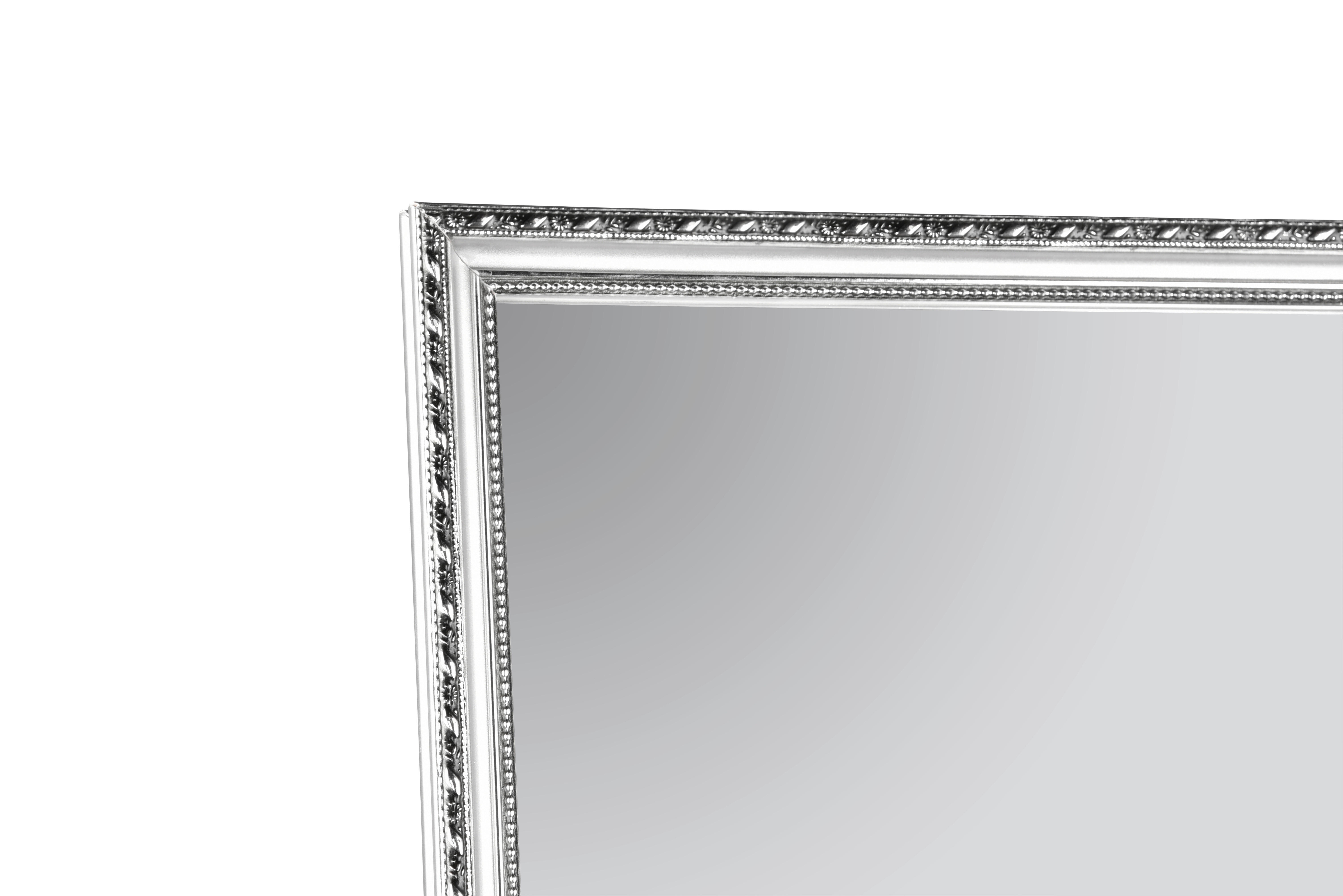 Standspiegel Loreley silber Optik B/H/T: ca. 34x160x4 cm Loreley - silber (34,00/160,00/4,00cm)