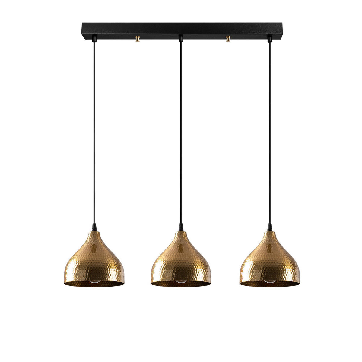 Opviq Pendelleuchte Tattoo bronze Metall B/H/T/L/D: ca. 18x114x18x68x18 cm E27 3 Brennstellen Tattoo - bronze (68,00/18,00/114,00cm) - Opviq