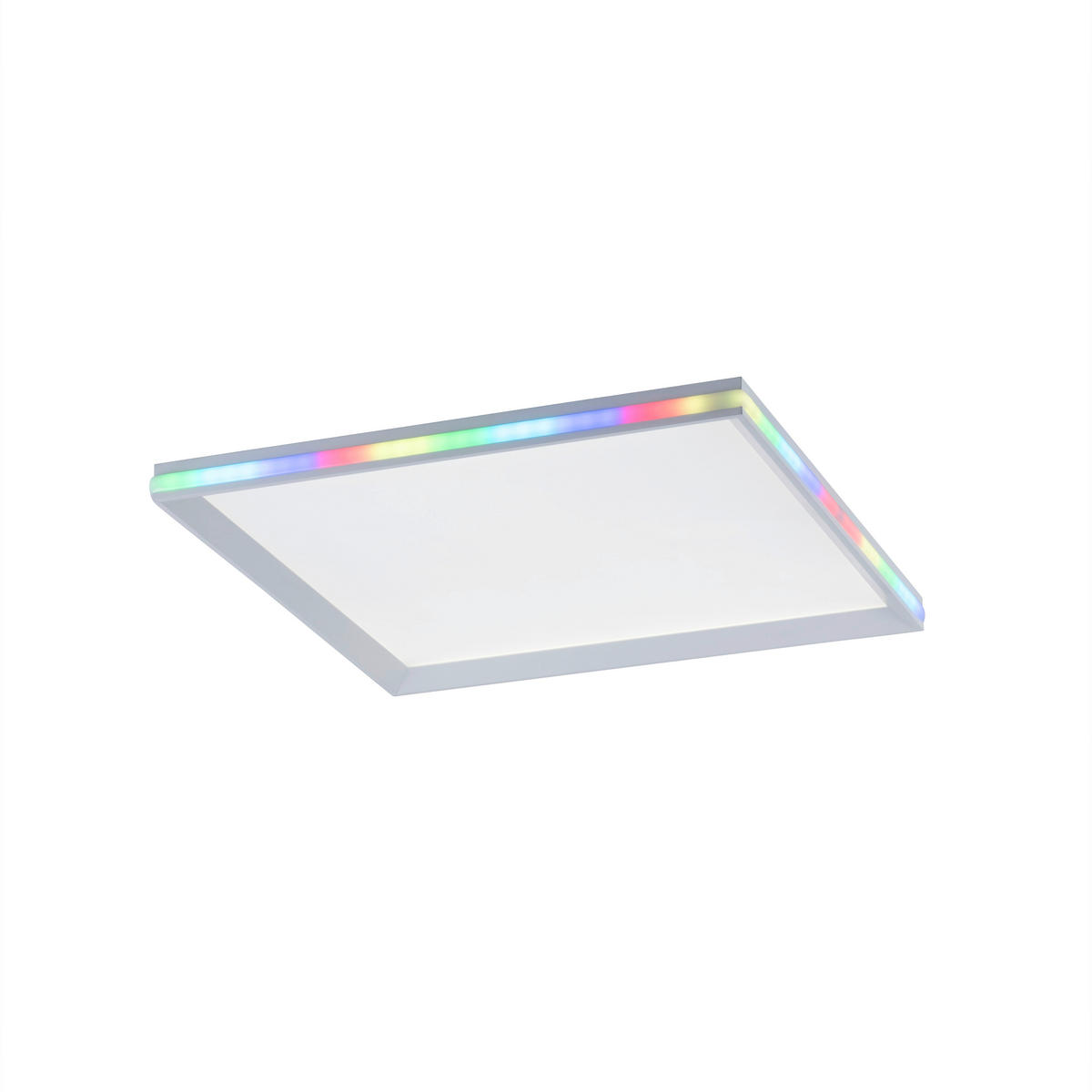 Just Light LED-Deckenleuchte GALACTICA 15556-16 weiß Kunststoff B/H/T: ca. 45x6,5x45 cm 2 Brennstellen GALACTICA - weiß (45,00/6,50/45,00cm) - Just Light