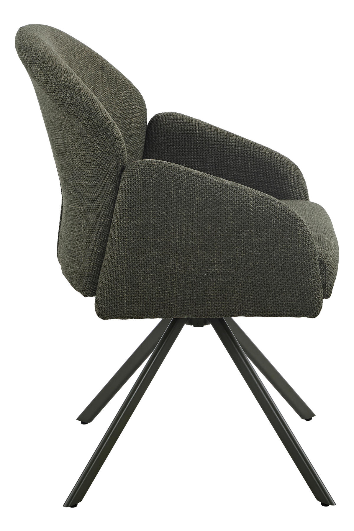 Drehstuhl Holly grün Microfaser Webstoff B/H/T: ca. 57x84x61 cm Holly - grün (57,00/84,00/61,00cm)