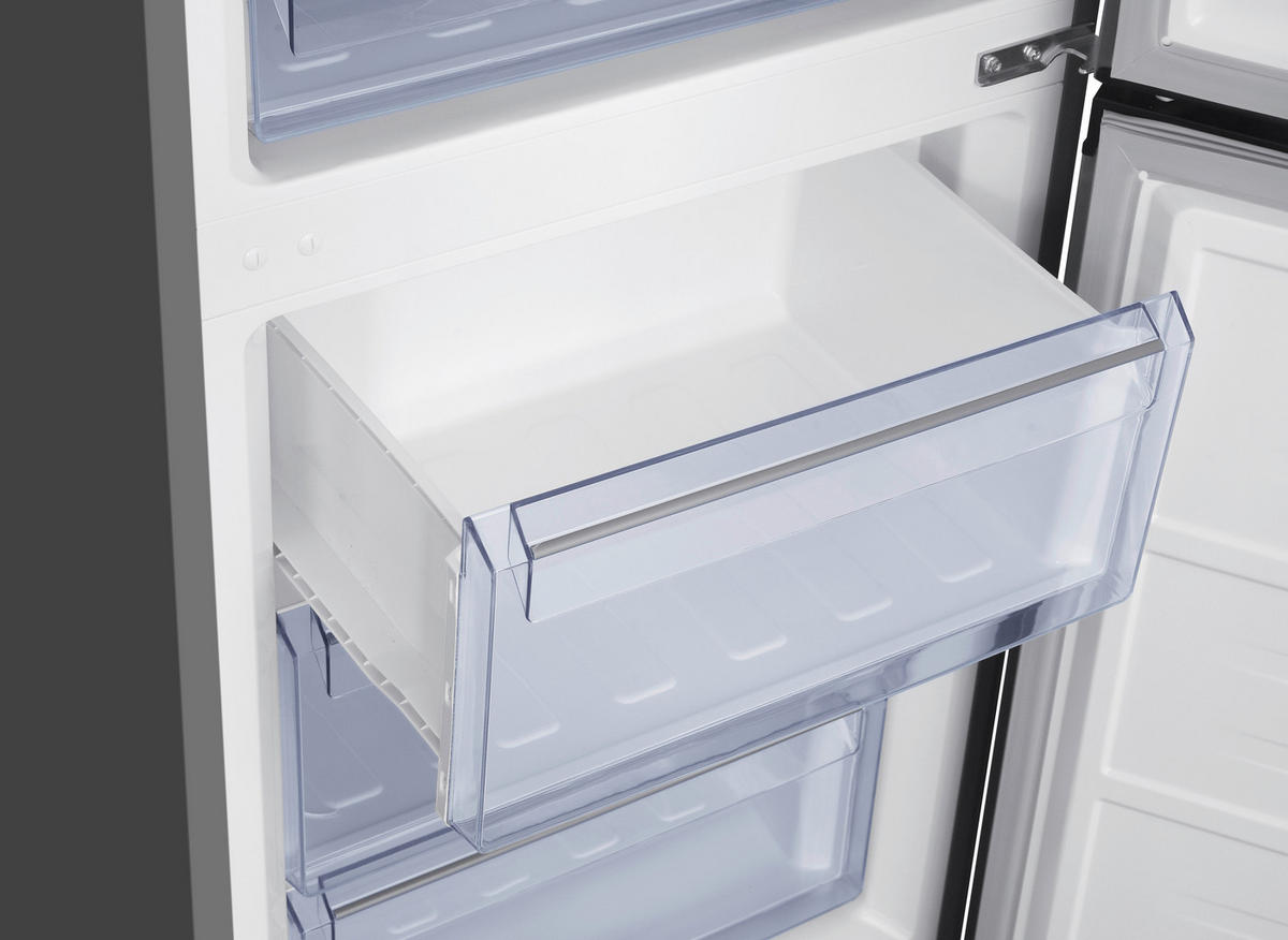 POCOline Kühl-/Gefrierkombination KGK185-323CIXD Inox B/H/T: ca. 60x185x67 cm Kühl-/Gefrierkombi KGK185-323 CIXD - Inox (60,00/185,00/67,00cm) - POCOline
