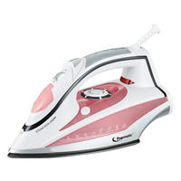 Topmatic Dampfbügelautomat DB-2300.27 weiß pink Kunststoff B/H/L: ca. 12,9x14,4x28,4 cm Dampfbügelautomat DB-2300.27 - pink/weiß (28,40/12,90/14,40cm) - Topmatic