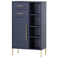 Midischrank Kent dunkelblau B/H/T: ca. 67,1x117,4x33,1 cm Kent - dunkelblau (67,10/117,40/33,10cm) - Möbelpartner