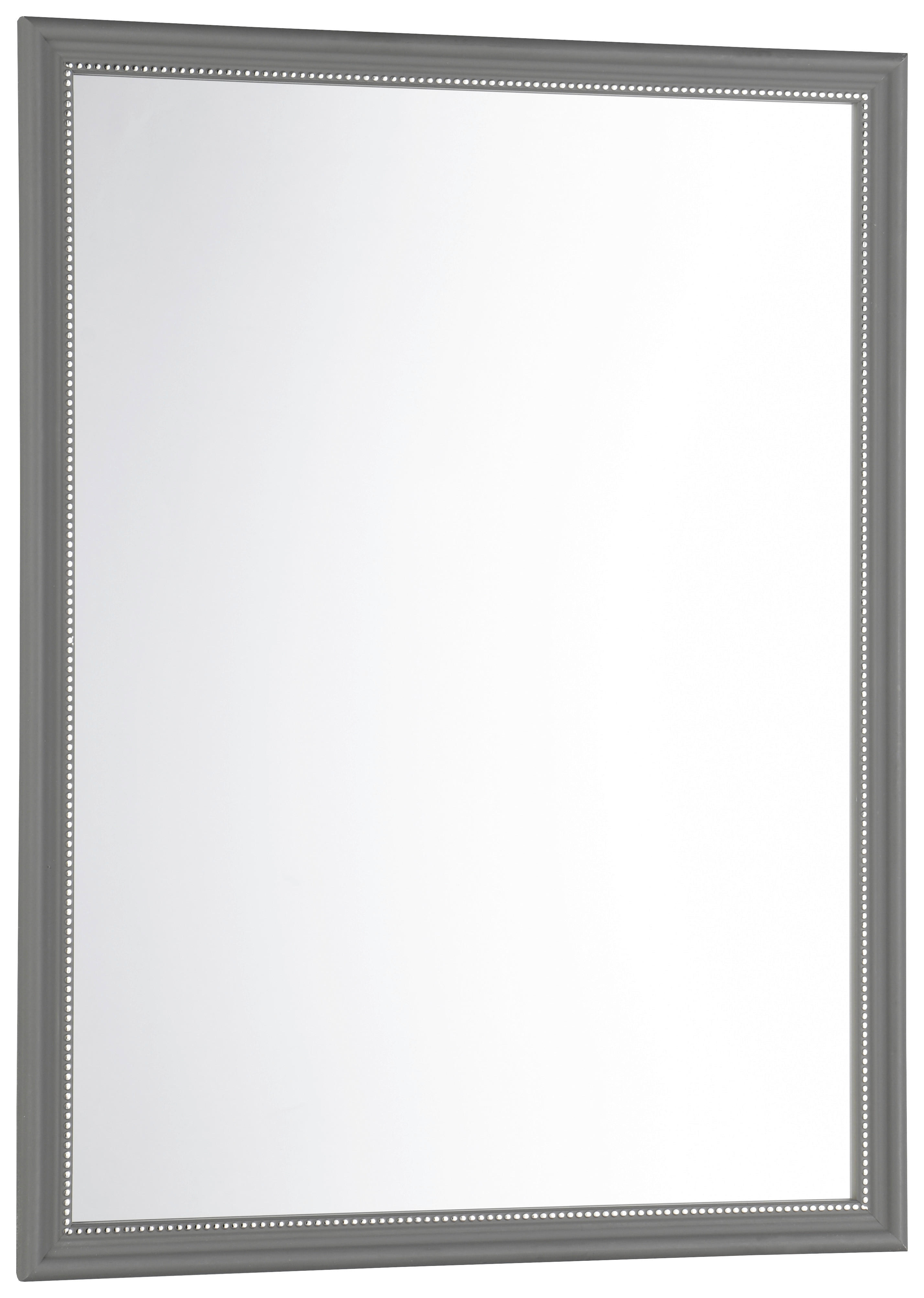 Mirrors&More Rahmenspiegel ELENOR grau silber Optik B/H/T: ca. 34x45x1,5 cm ELENOR - silber/grau (34,00/45,00/1,50cm) - Mirrors&More