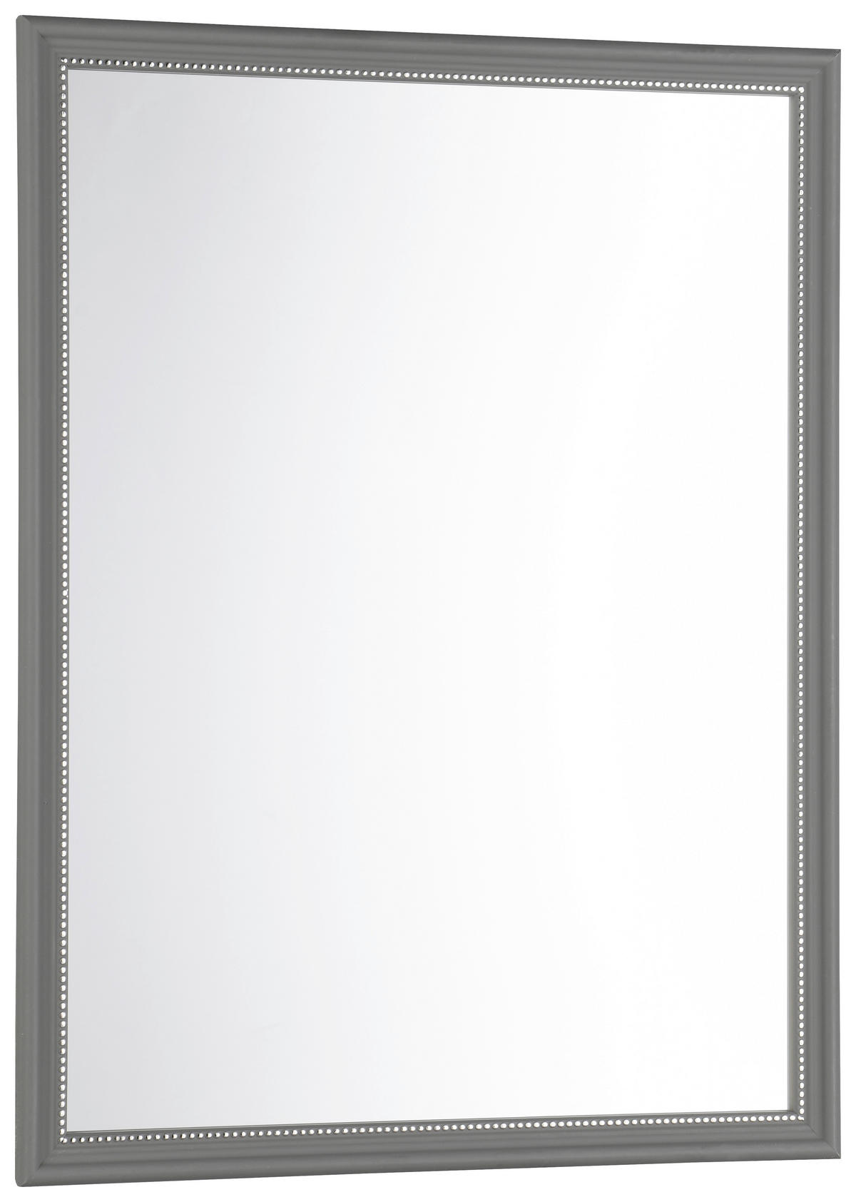 Mirrors&More Rahmenspiegel ELENOR grau silber Optik B/H/T: ca. 34x45x1,5 cm ELENOR - silber/grau (34,00/45,00/1,50cm) - Mirrors&More