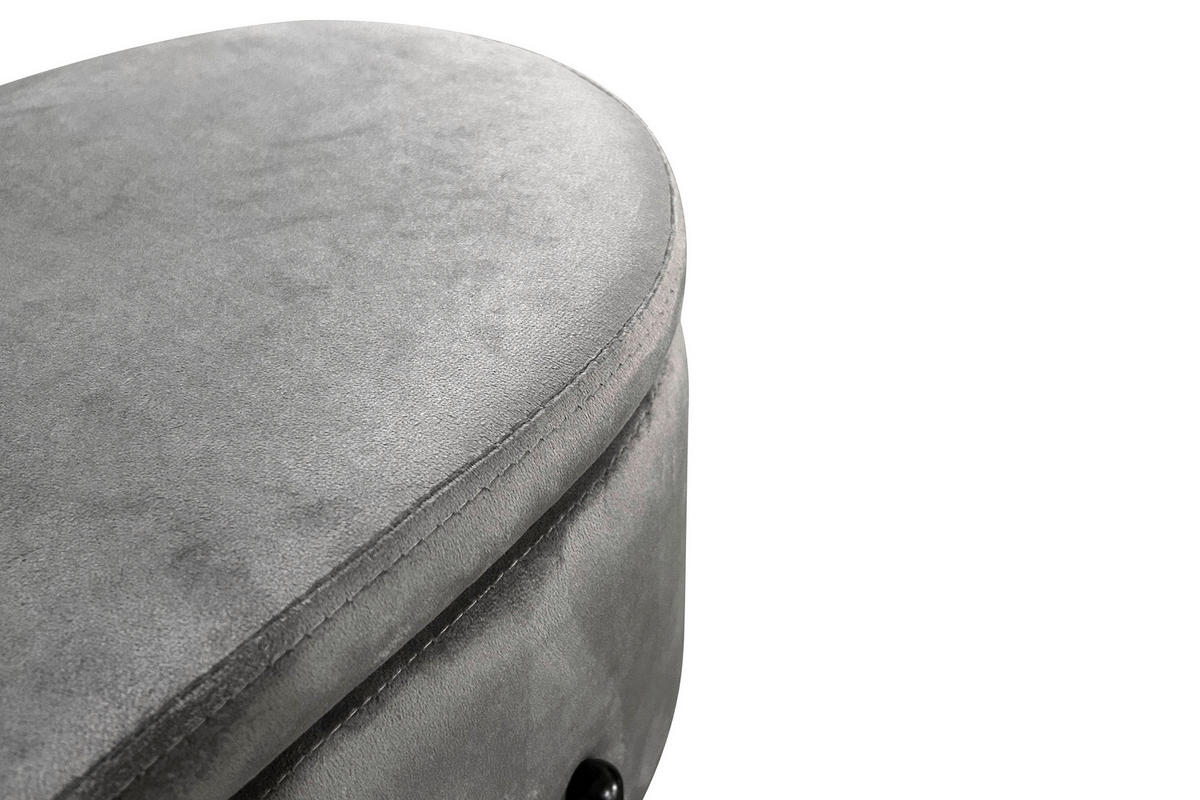 Truhe NOVA grau B/H/T: ca. 95x42x37,5 cm NOVA - grau (95,00/42,00/37,50cm) - byLIVING