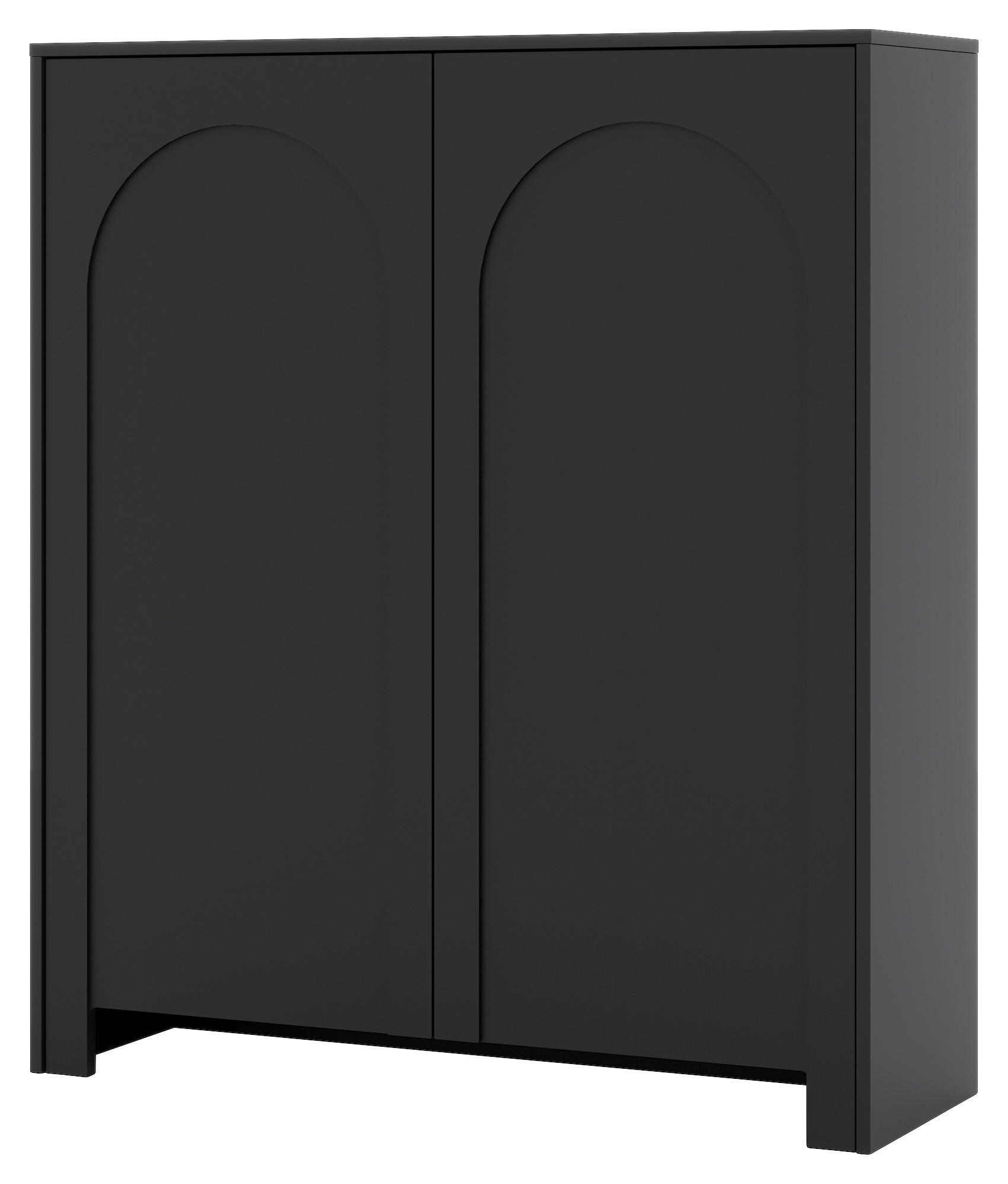Kommode ARCO schwarz B/H/T: ca. 100x117x35 cm ARCO - schwarz (100,00/117,00/35,00cm) - WIPMEB