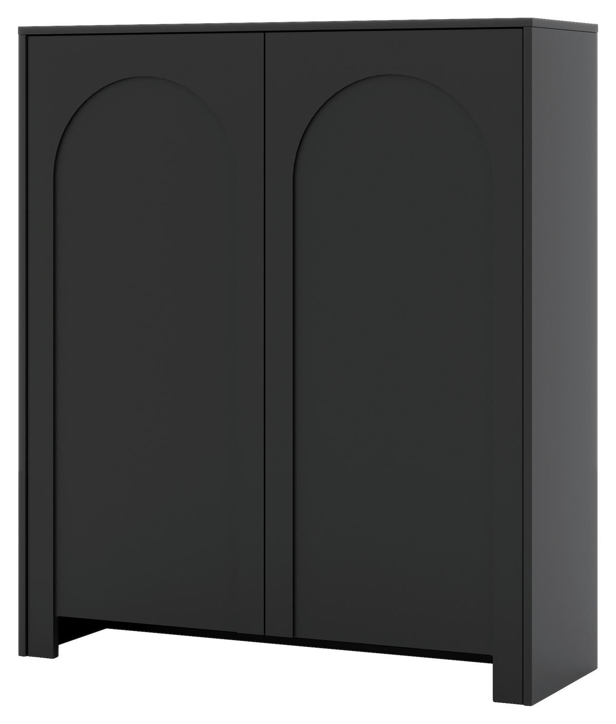 Kommode ARCO schwarz B/H/T: ca. 100x117x35 cm ARCO - schwarz (100,00/117,00/35,00cm) - WIPMEB