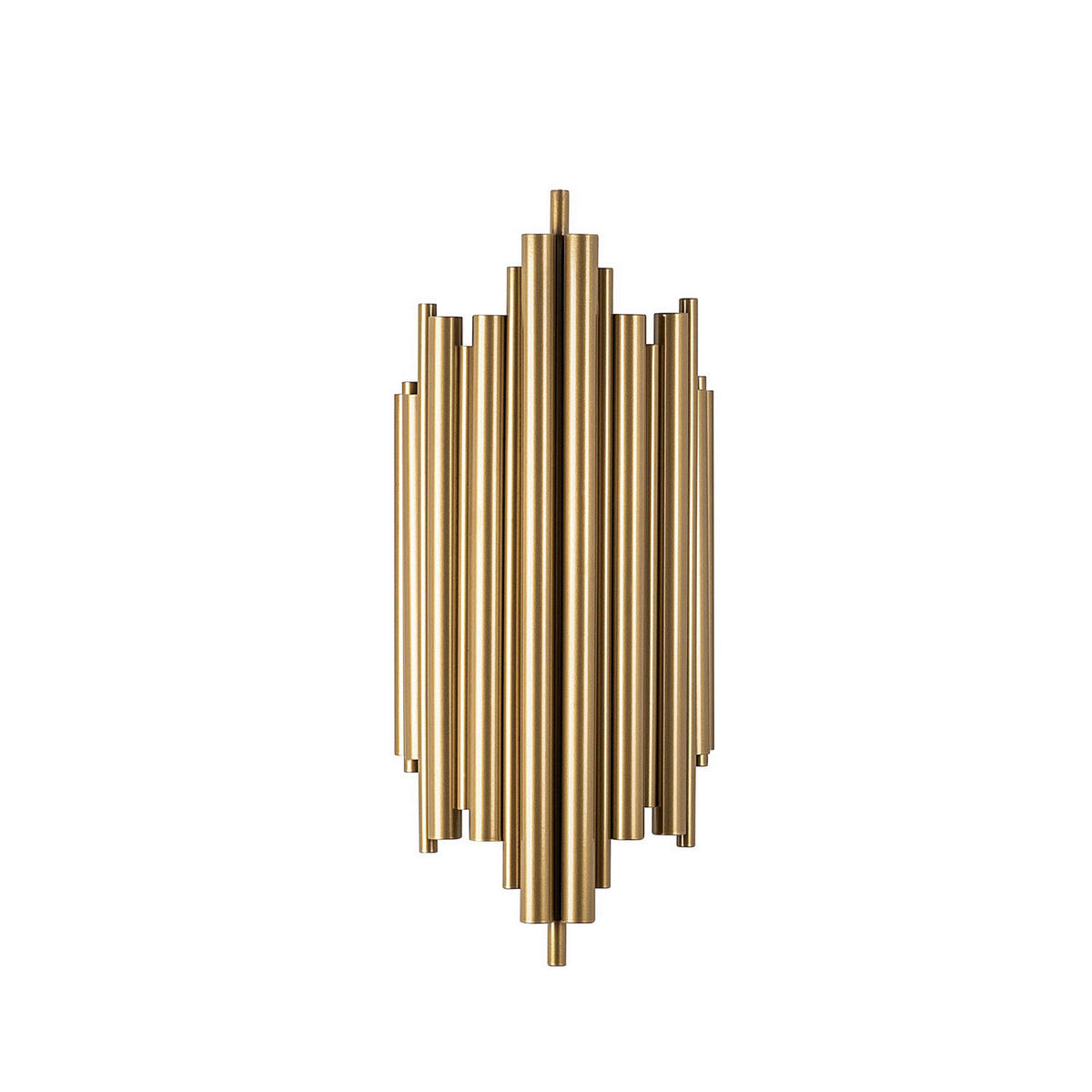 Opviq Wandleuchte Reis gold Metall B/H/T/L: ca. 22x50x22x11 cm E14 1 Brennstellen Reis - gold (11,00/22,00/50,00cm) - Opviq