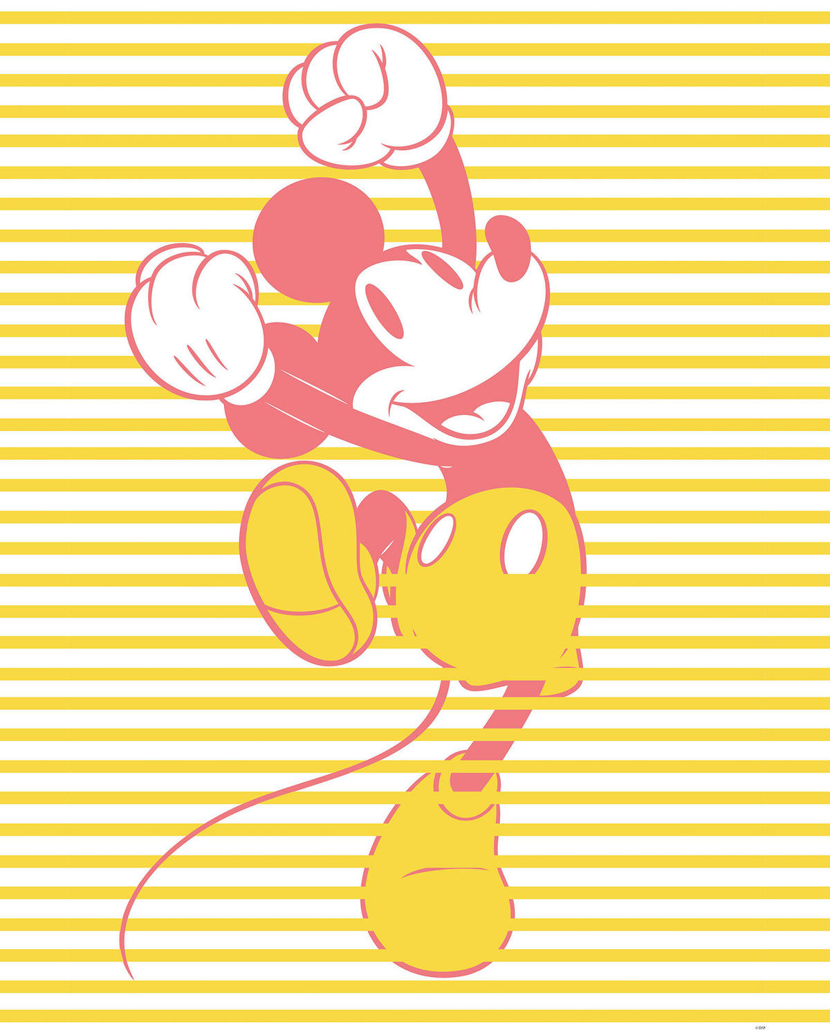 Komar Poster Mickey Unwind Disney B/L: ca. 40x50 cm Mickey Unwind - (40,00/50,00cm) - Komar