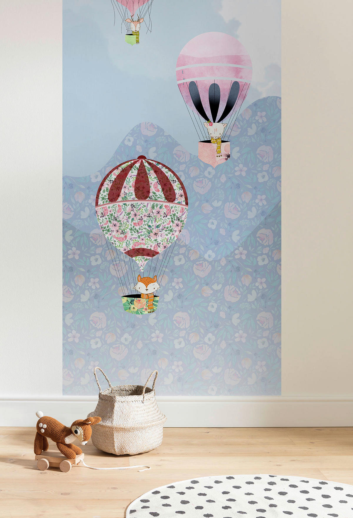 Komar Fototapete Happy Ballon Panel B/L: ca. 100x250 cm Happy Ballon Panel - (100,00/250,00cm) - Komar